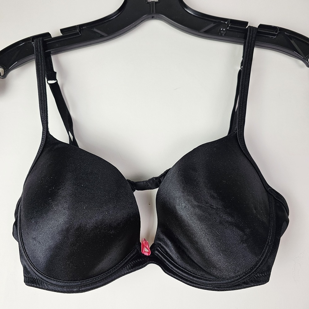 Secret‎ Possessions Primark Bra Black Satin 34D Underwire